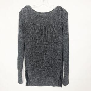 Calvin Klein Metallic Long Length Chic Elegant Feminine Party Event Sweater XS